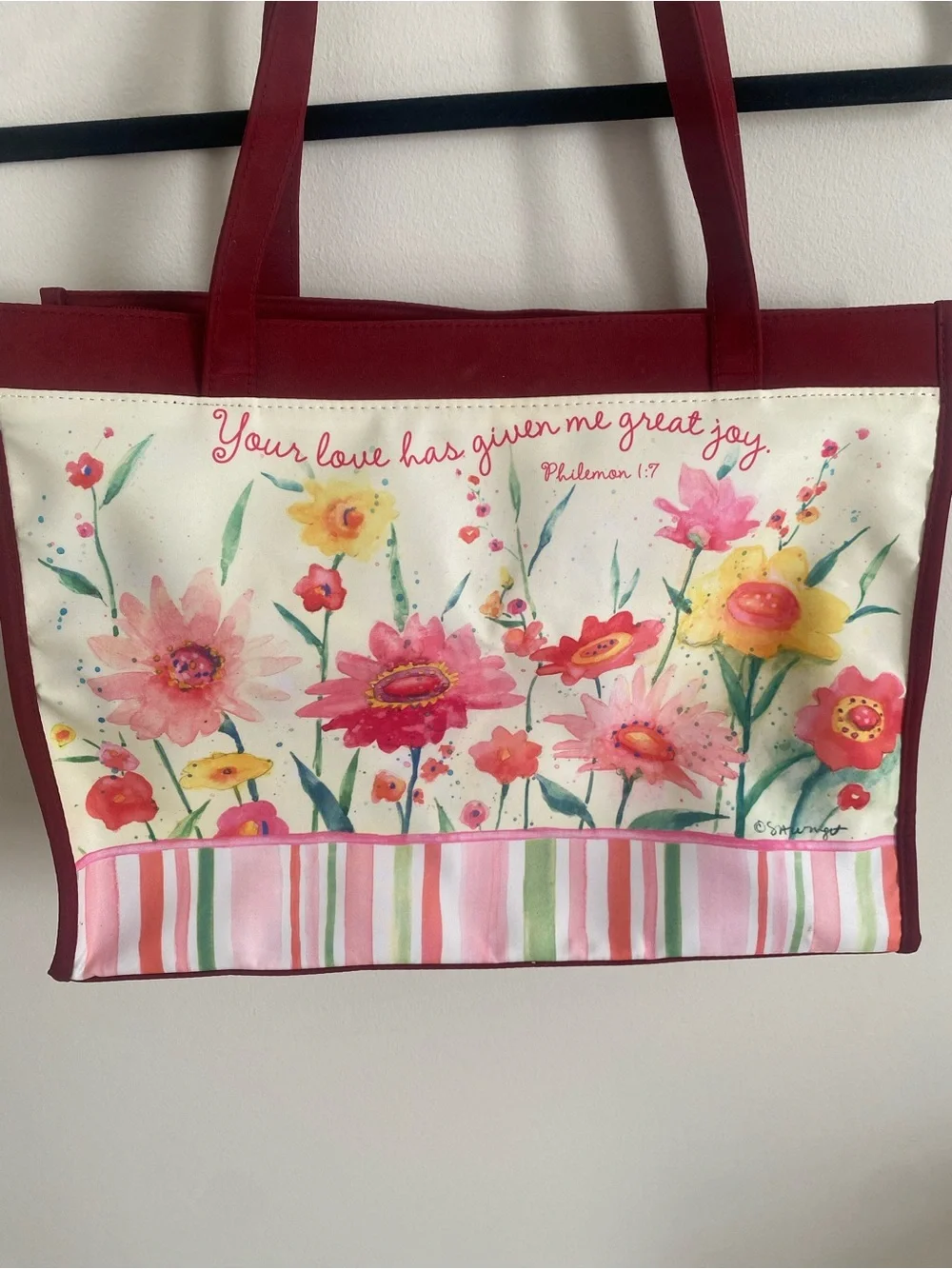 No brand canvas tote